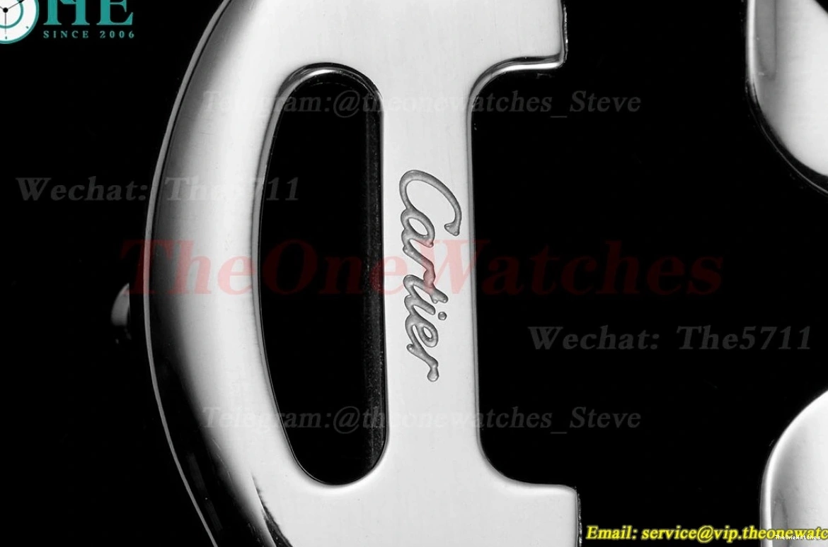 30mm SS De Ladies White LE Cartier Quartz RG Dial Red Pasha AF 0325
